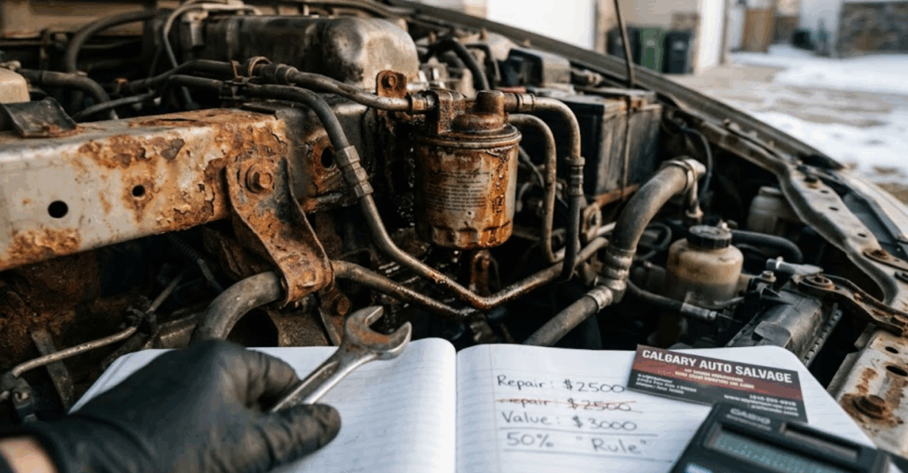 Repair vs. Scrap - Deciding to Fix or Sell Your Junk Car