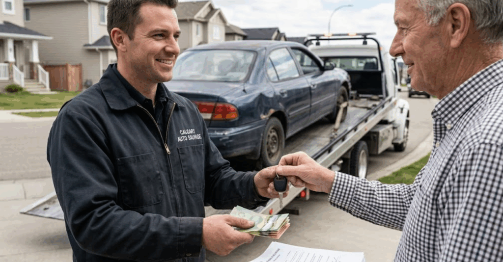 Scrap Car Removal in Calgary - How It Works